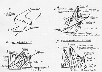 Fig 3 - Corbusier sketch.