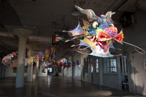 Ai Weiwei, With Wind, 2014 (installation view, New Industries Building, Alcatraz)